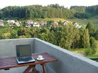 View form the Terrace of Pension Metuje