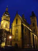 Church towers of hradec Kralove