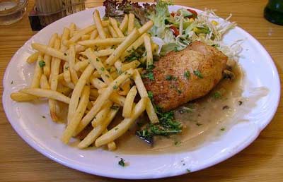 A meal at Restaurant U Krizovniku