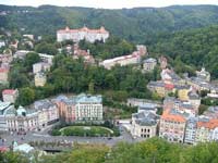 View over Karlovy Vary