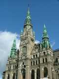 Spires of the Liberec town hall