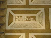 Sgraffito decoration on the litomysl chateau