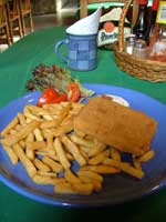 Fried cheese at U Benisku