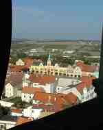 View form the churhc tower in Melnik