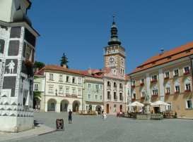 Mikulov main marketplace square