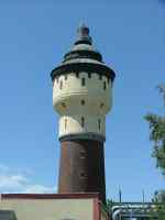 Iconic water tower of the Pilsner brewery