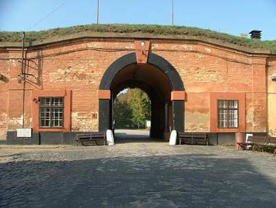 Gateway in the small fortress