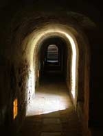 Tunnels through th small fortress
