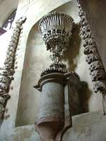 Bone chalice in the Kutna Hora ossuary