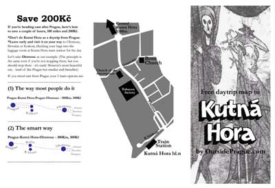 Kutna Hora Daytrip Map side two