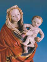 Madonna and Child in the Archdiocese museum in Olomouc
