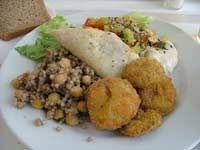 Vegie food from Green Bar