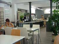 The spotless but no so atmospheric interior of the Green Bar