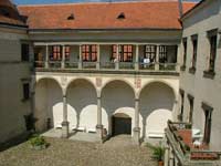 Renaissance arcades of the chateau courtyard